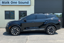 2023 Kia Sportage with professional window tint in North Bay